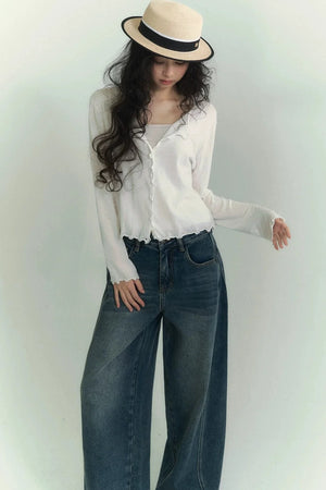 Mercerized Ultra-Thin Cardigan