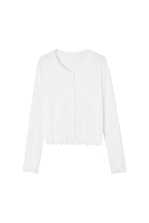 Mercerized Ultra-Thin Cardigan