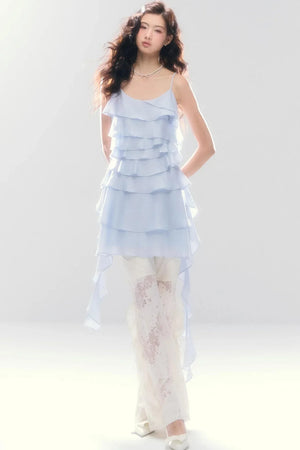 Mermaid Lace Flared Pants