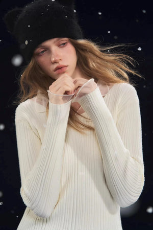 Mesh Splicing High-Elastic Base Shirt