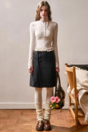 Milky Way Woolen Skirt