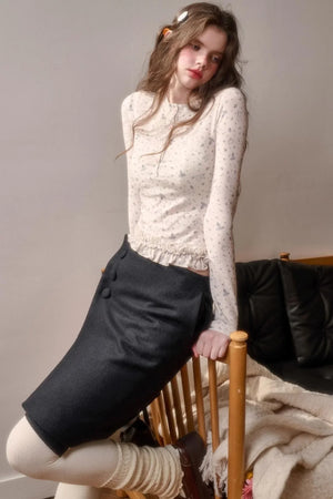 Milky Way Woolen Skirt