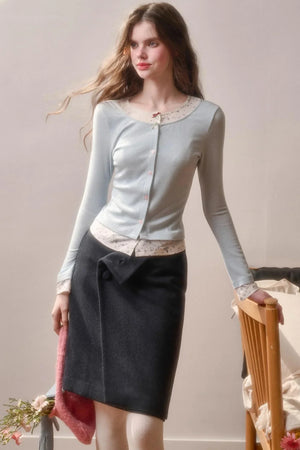 Milky Way Woolen Skirt