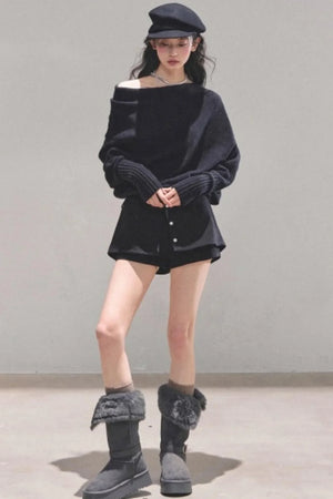 Minimalist French Knit Sweater
