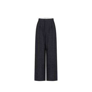 Minimalist Merino Wool Trousers