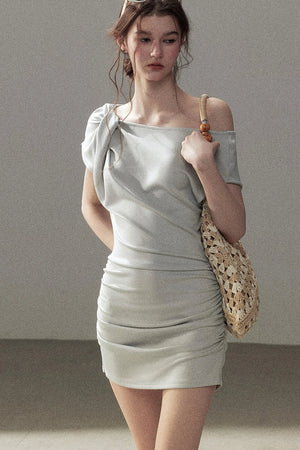 Minimalist Off-Shoulder Dress