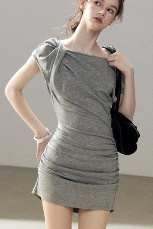 Minimalist Off-Shoulder Dress