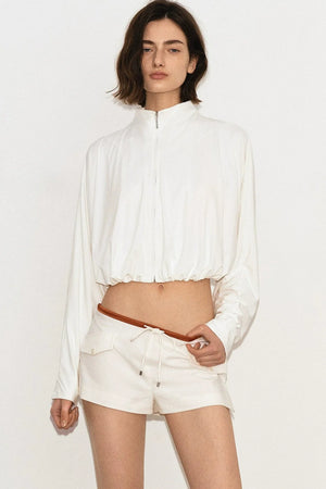Minimalist Pleated Lightweight Top