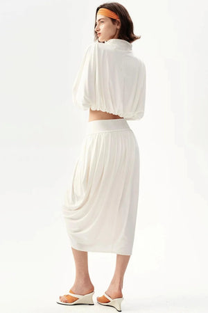 Minimalist Pleated Lightweight Top