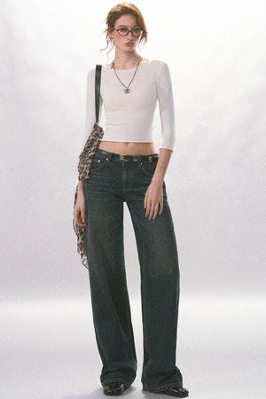 Minimalist Square Buckle Belt