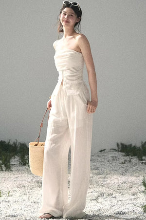 Minimalist Summer Off-Shoulder Top Set-Up