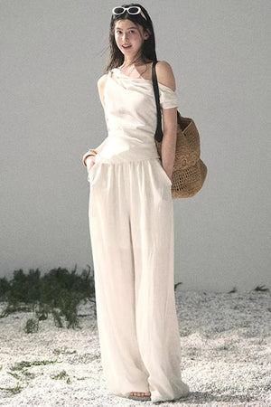 Minimalist Summer Top Pants Set-Up
