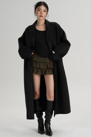 Minimalist Wool Long Jacket