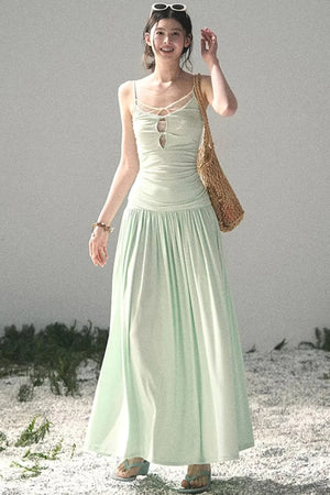 Mint Afternote Lace Two-Piece Set-Up