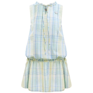 Mint Green Plaid Dress