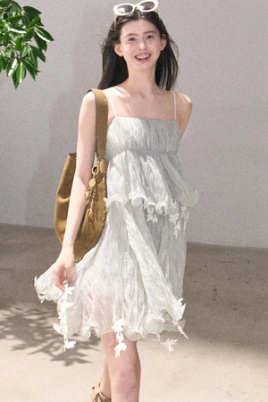 Mint Lace Spaghetti Strap Dress