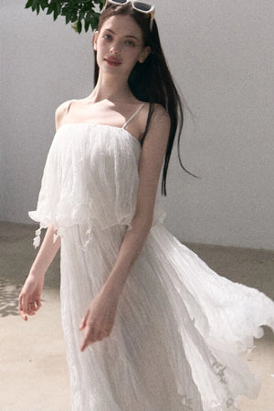 Mint Lace Spaghetti Strap Dress