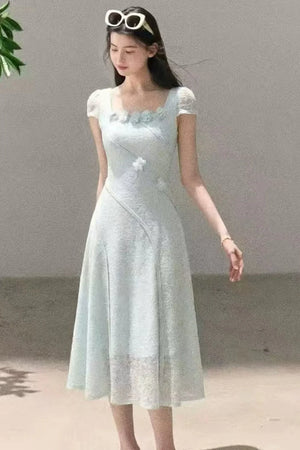 Mint Mambo Jacquard Dress