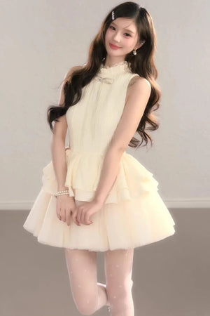 Minuet Waist-Cinching Dress