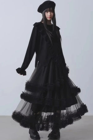 Mist Falling Mesh Skirt