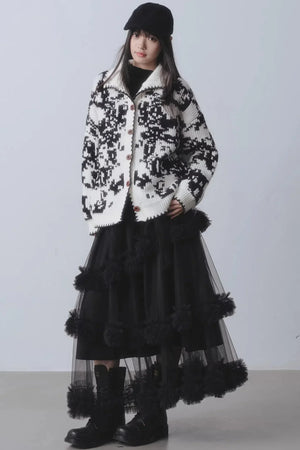 Mist Falling Mesh Skirt