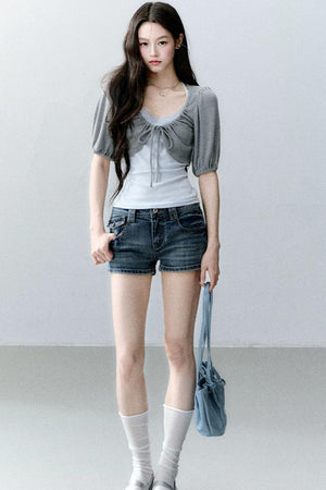 Mist Flower Color-Block Top Set-Up
