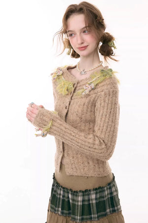 Mist Harbor Fleece Cardigan