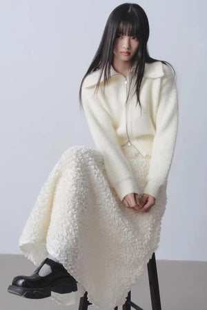 Mist Memo A-Line Skirt
