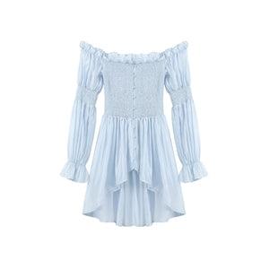 Misty French Ruched Dress