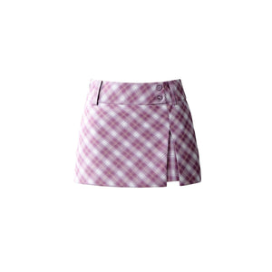 Misty Purple Patchwork Blouse Set-Up