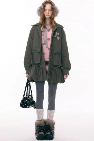 Misty Rain Plaid Skirt