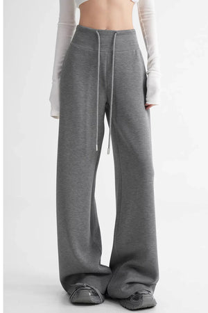 Modal Knit High-Waisted Pants