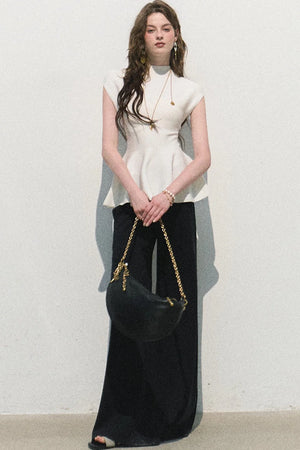 Modal Knit Wide-Leg Pants