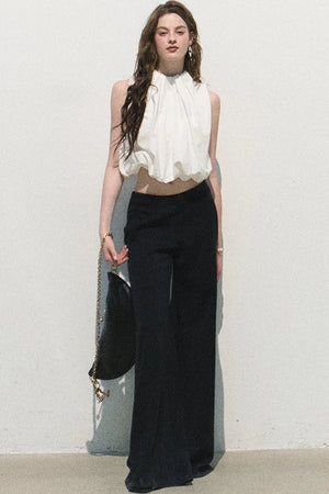 Modal Knit Wide-Leg Pants