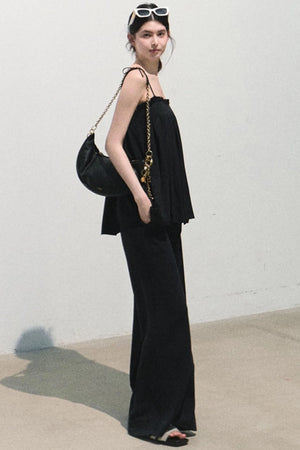 Modal Knit Wide-Leg Pants