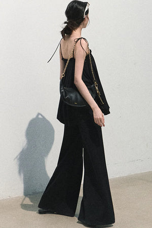 Modal Knit Wide-Leg Pants