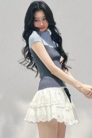 Mood Like Smoke Knit Top