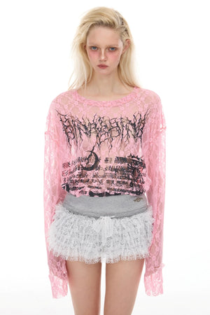 Moon Lace Tee