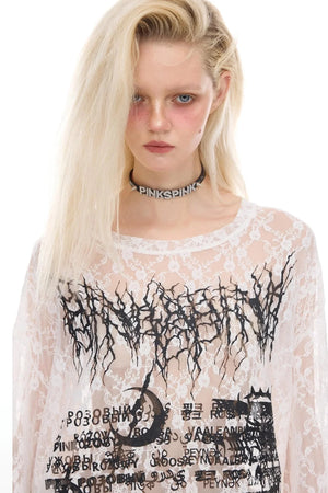 Moon Lace Tee