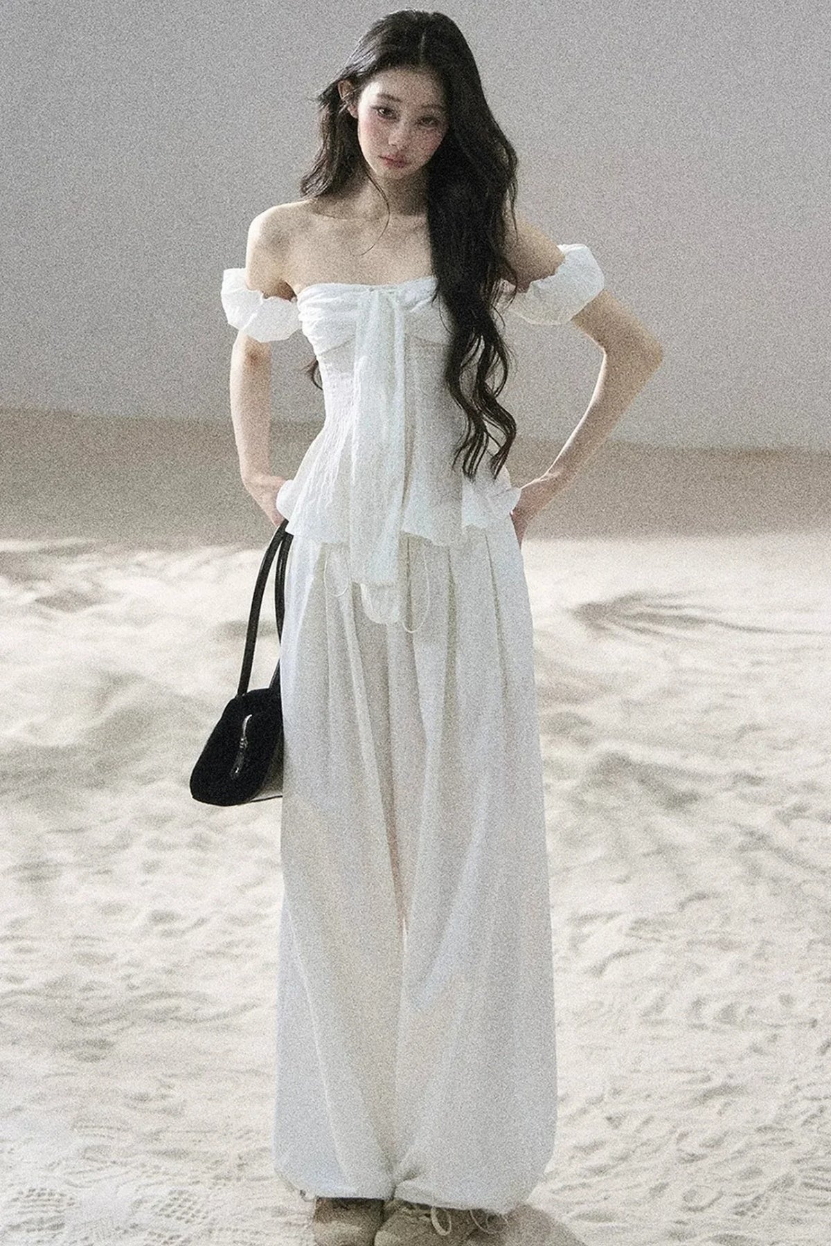 Moonlight White Two-Piece Set-Up