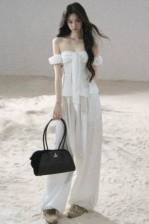 Moonlight White Two-Piece Set-Up