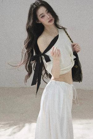 Moonlit Asymmetrical Twist Top