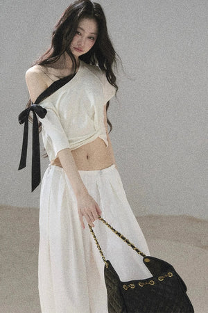 Moonlit Asymmetrical Twist Top