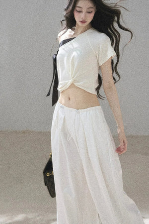 Moonlit Asymmetrical Twist Top