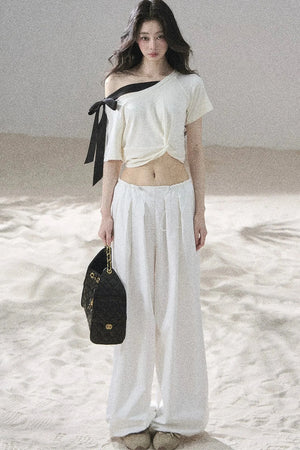 Moonlit Asymmetrical Twist Top