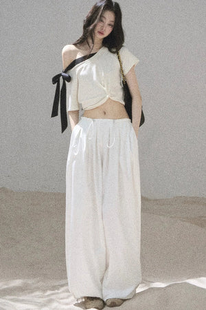 Moonlit Asymmetrical Twist Top