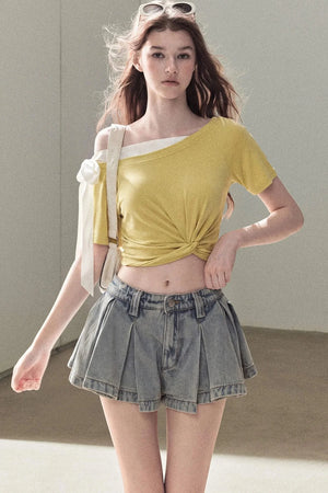 Moonlit Asymmetrical Twist Top