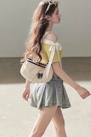 Moonlit Asymmetrical Twist Top