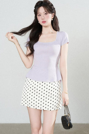 Multi-Color Knitted Top Set-Up