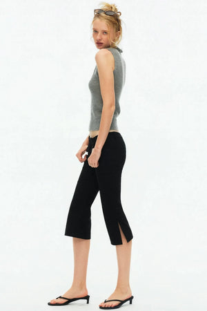 Multi-Color Mohair Knit Vest
